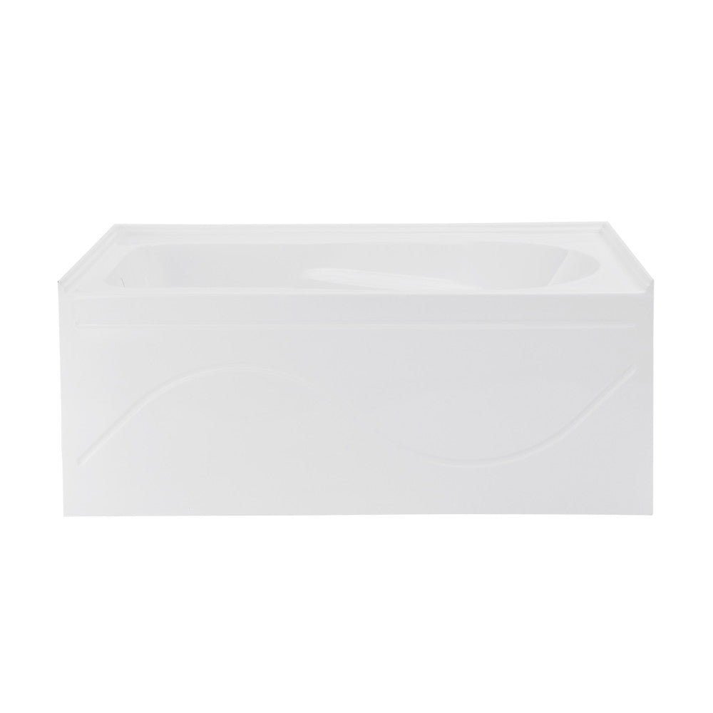 Swiss Madison Ivy 48'' x 32" Bathtub with Apron Left Hand Drain in White | SM-AB522