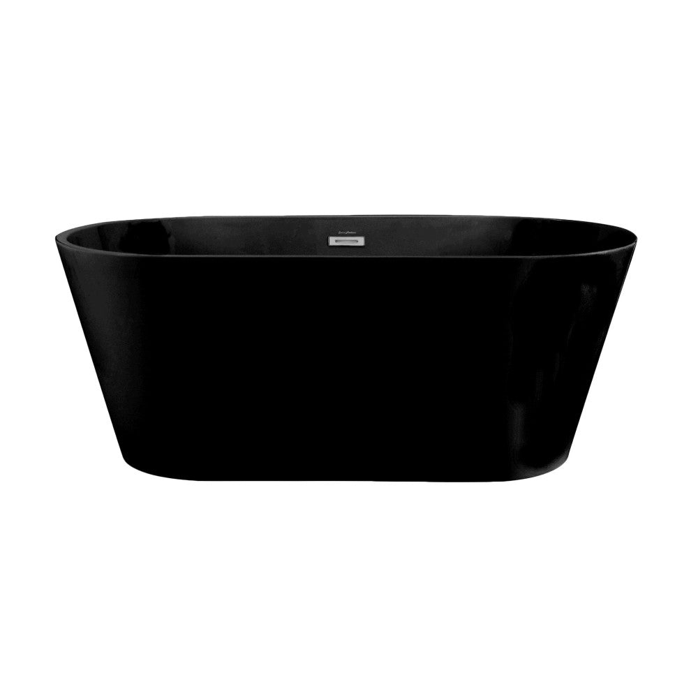 Swiss Madison Claire 60" Freestanding Bathtub in Matte Black | SM-FB590MB