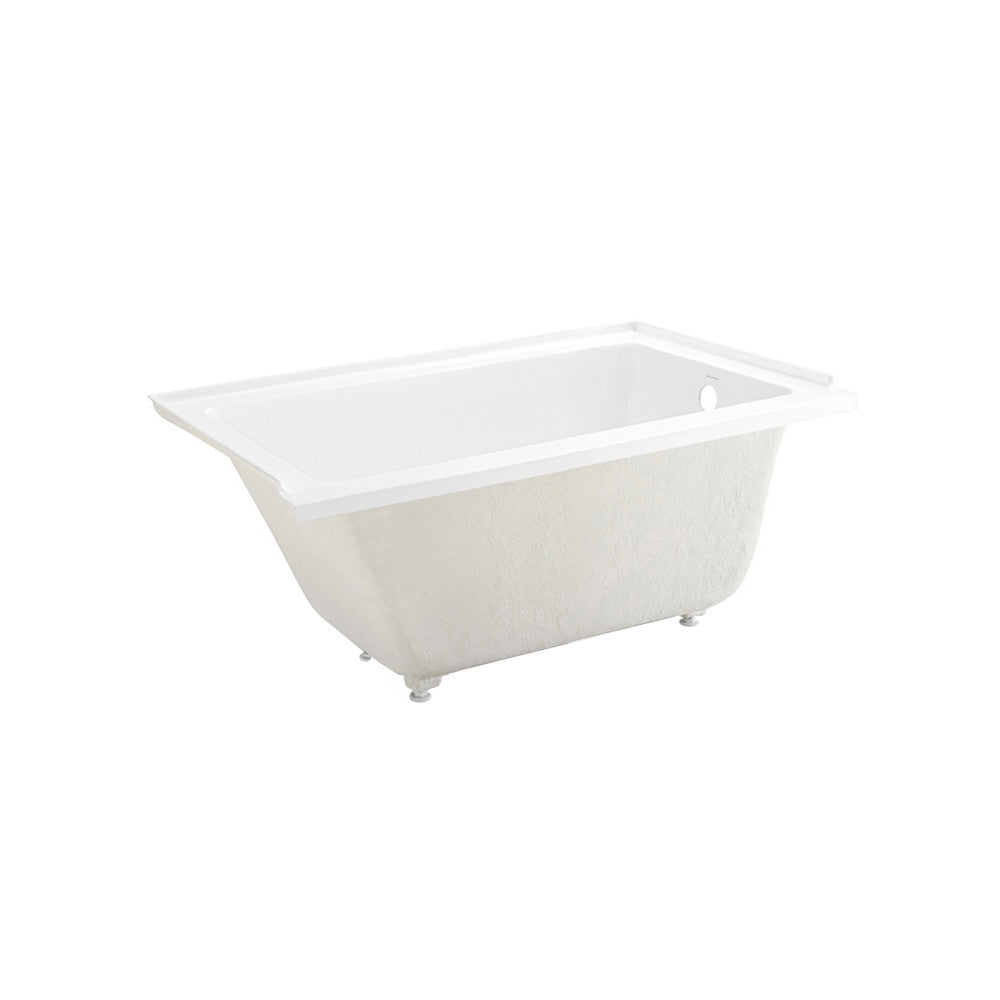 Swiss Madison Voltaire 54" x 30" Acrylic Glossy White, Alcove, Integral Right-Hand Drain, Bathtub | SM-AB563