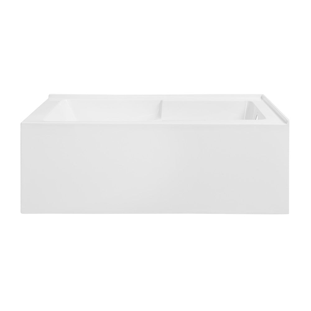 Swiss Madison Claire 60" x 32" Right-Hand Drain Drain Alcove Tub with Corner Apron | SM-AB571