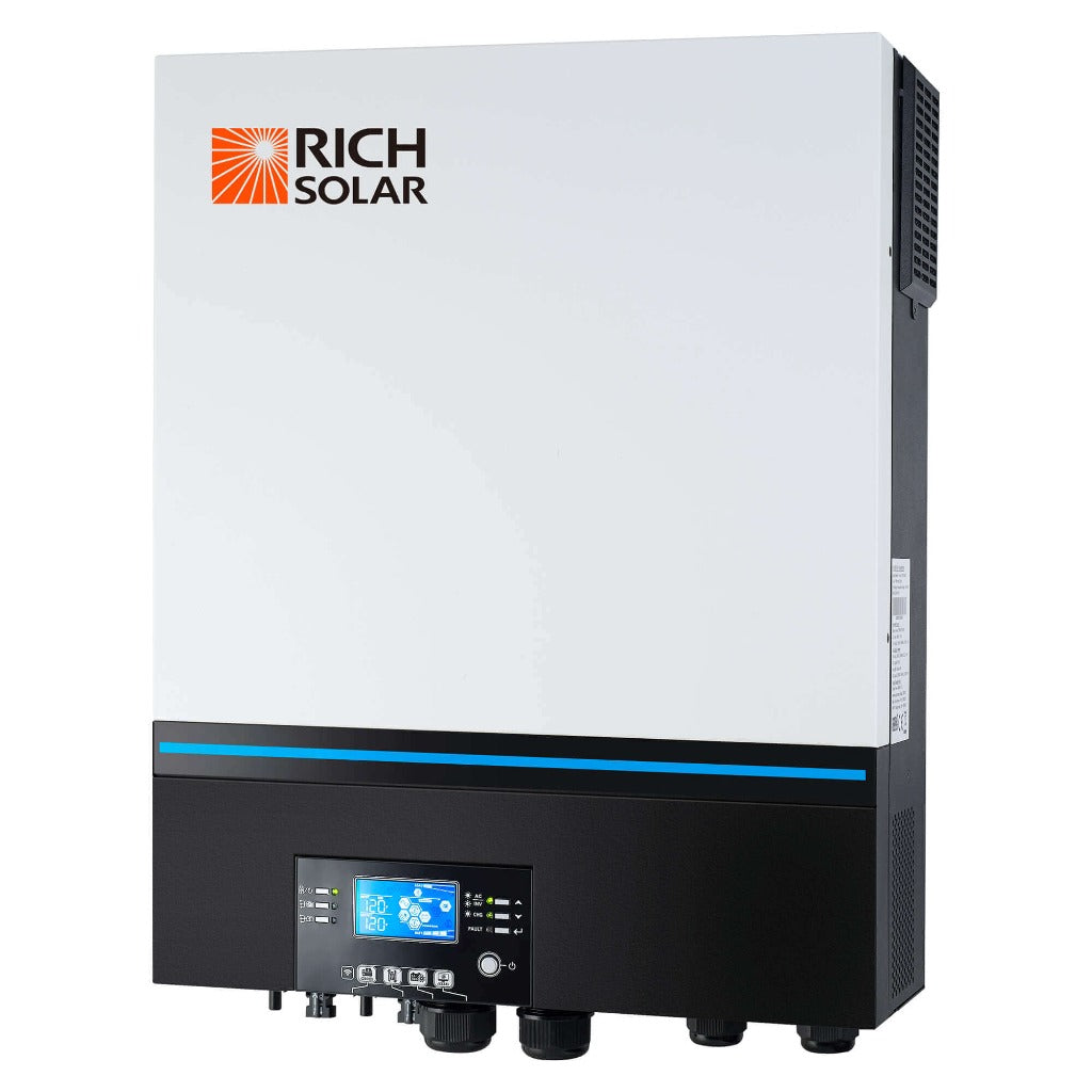 Rich Solar 48 Volt MPTT Off-Grid Solar Inverter | 6,500W Output