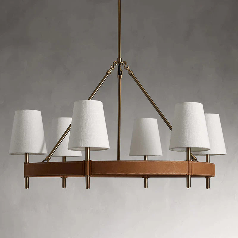 Hasting 6-Light Halo Chandelier