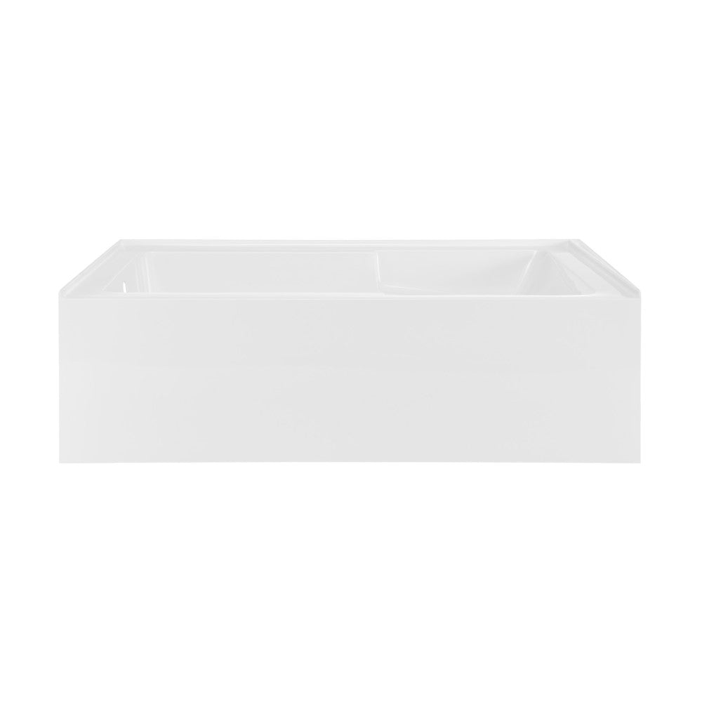 Swiss Madison Voltaire 72" x 36" Left-Hand Drain Alcove Bathtub with Apron and Armrest | SM-AB556