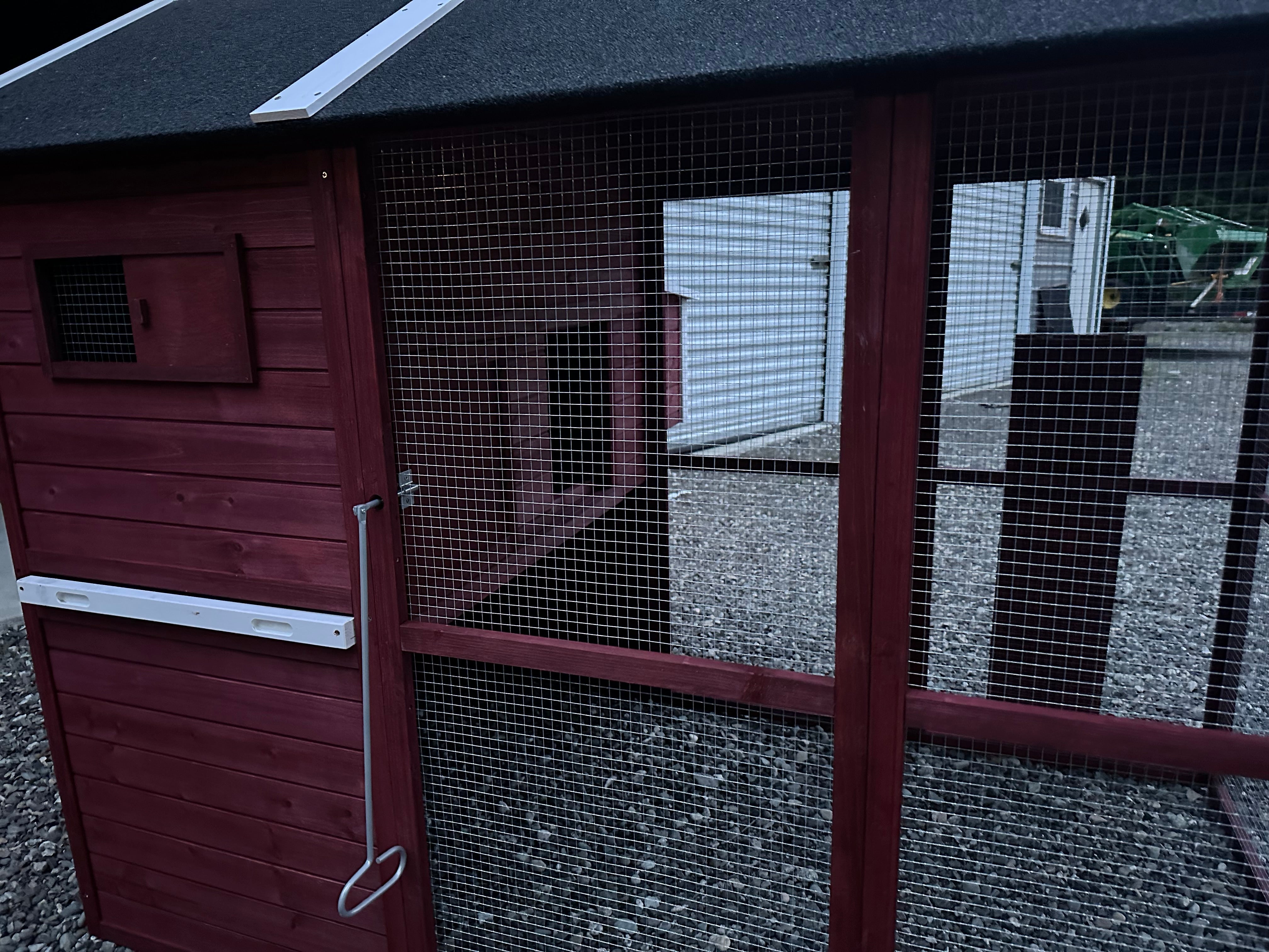 NEW FarmHouse Coop. In-Stock Barn Red Stain on sale