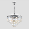 Falria Multi-Tier Clear/Smoke Crystal Round Chandelier