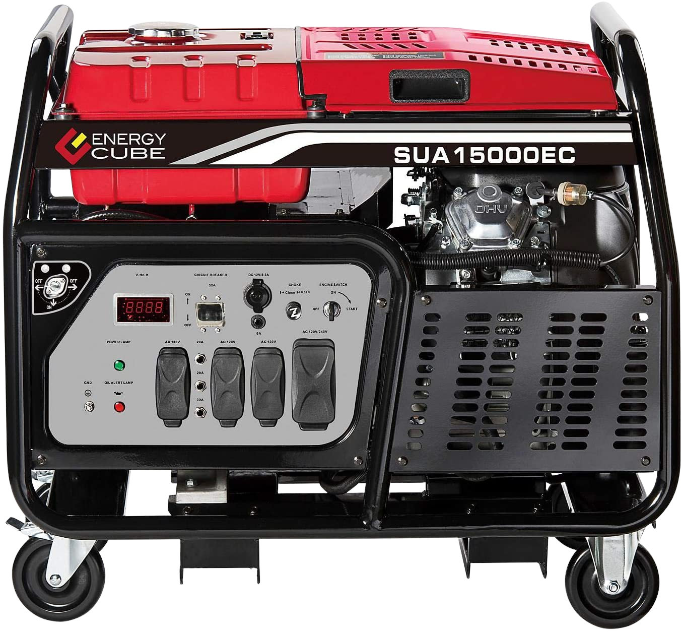 renewedlifejourney SUA15000EC 12000W/15000W Electric Start Gas Generator New