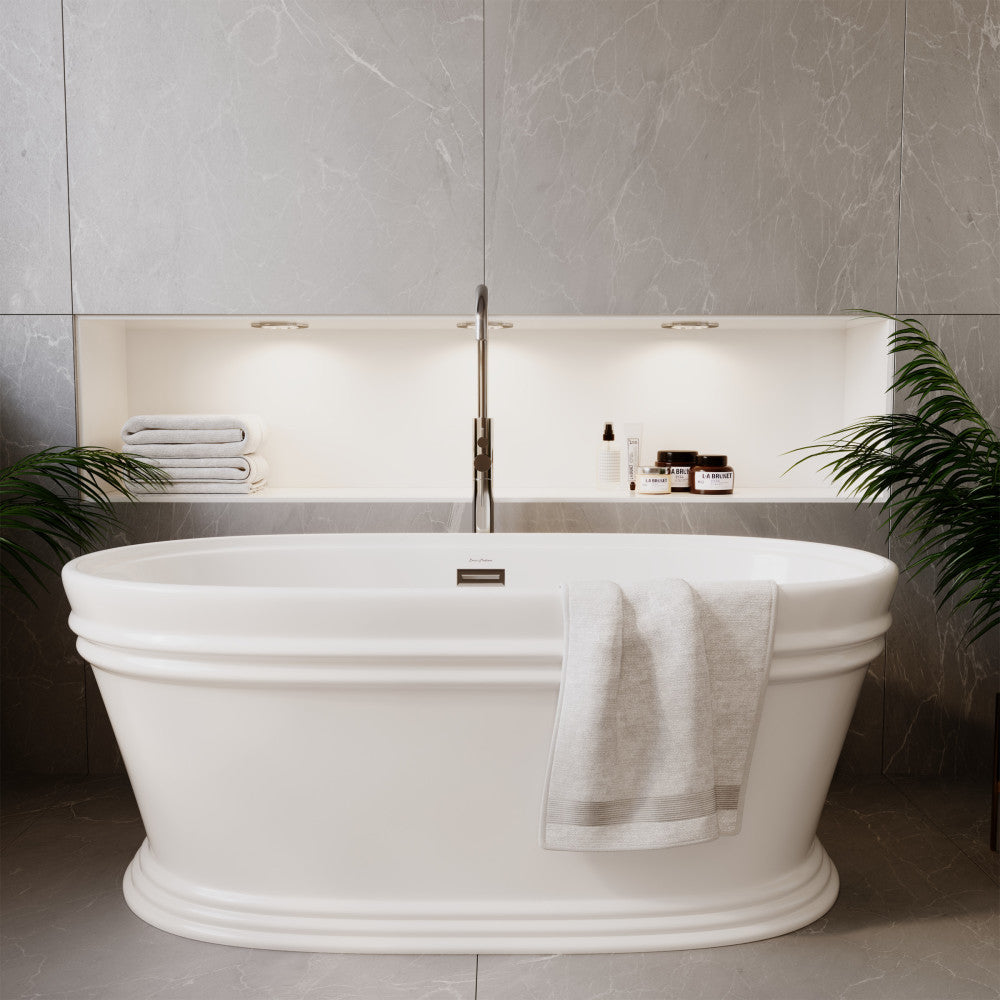 Swiss Madison Santorini 60" Freestanding Tub | SM-FB591