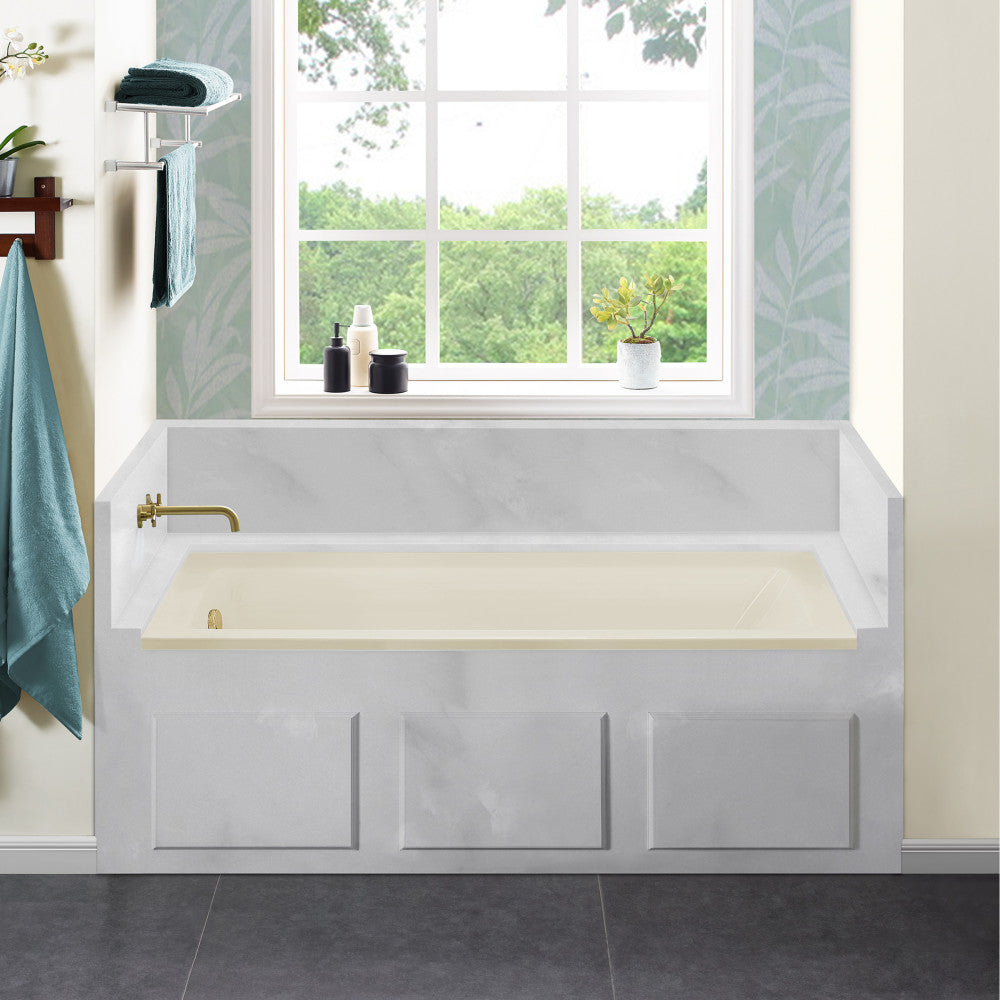 Swiss Madison Voltaire 60" x 30" Left-Hand Drain Alcove Bathtub in Bisque | SM-DB559BQ