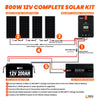 Rich Solar Off-Grid Solar Kit | 2,000-3,000W Output - 1,280-5,120Wh Capacity | Lithium Battery Bank | Choose a Bundle