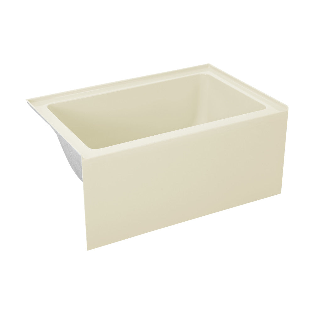 Swiss Madison Voltaire 48" x 32" Left-Hand Drain Alcove Bathtub with Apron in Bisque | SM-AB552BQ