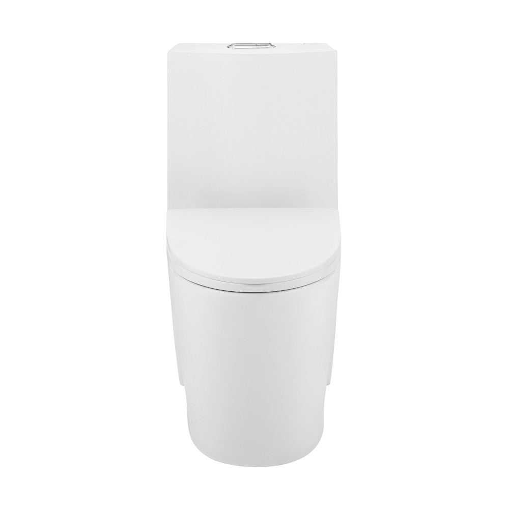 Swiss Madison St. Tropez One Piece Elongated Toilet Dual Vortex Flush 1.1/1.6 gpf with 10" Rough In | SM-1T274