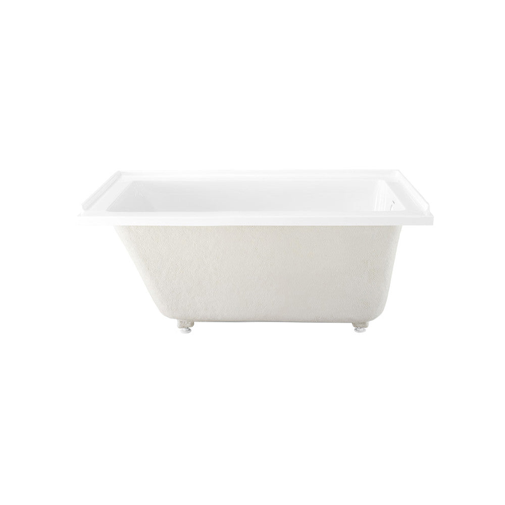 Swiss Madison Voltaire 54" x 30" Acrylic Glossy White, Alcove, Integral Right-Hand Drain, Bathtub | SM-AB563