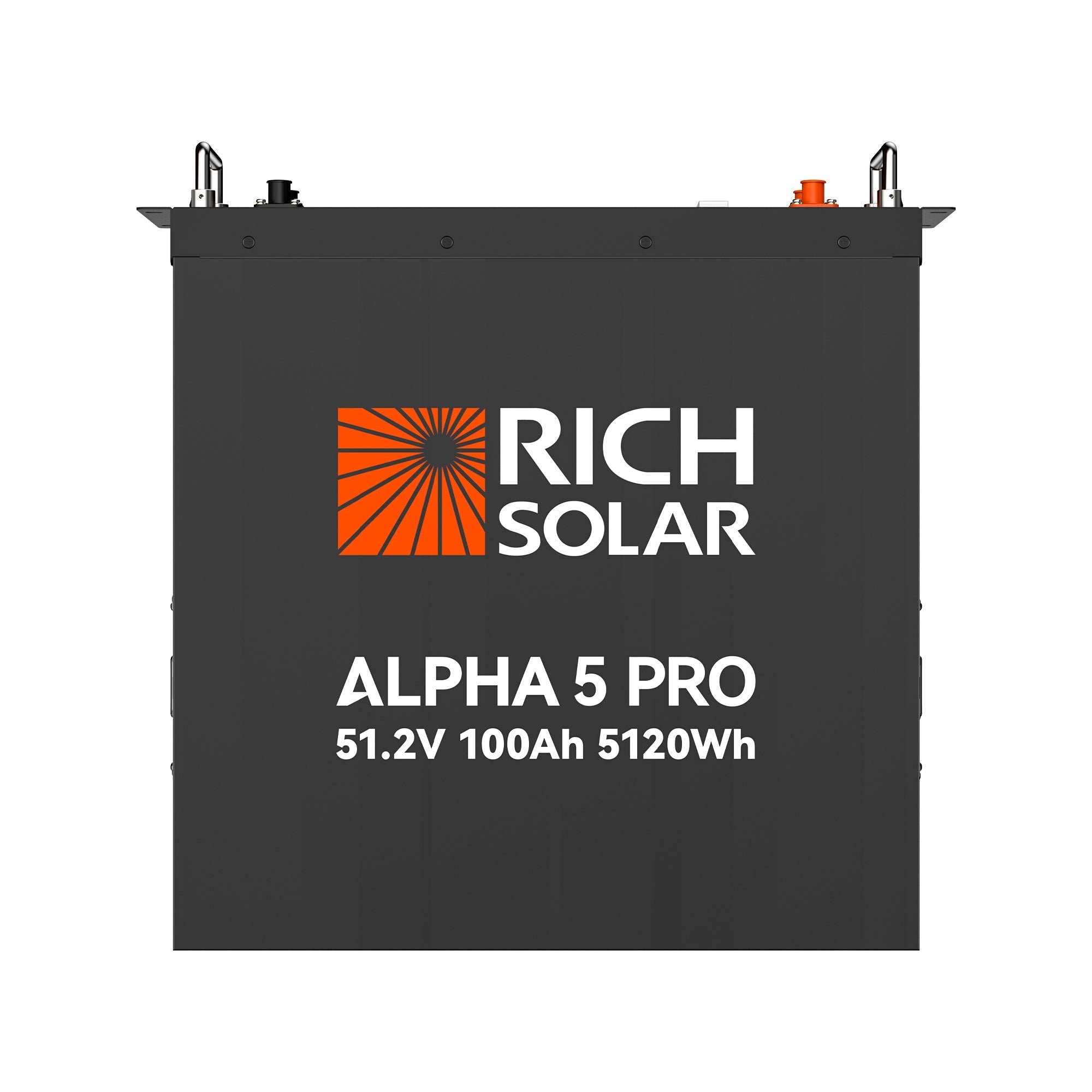 Rich Solar ALPHA 5 PRO LiFePO₄ Server Rack Battery | 5,120Wh Capacity | 51.2V - 100Ah | 10 Year Warranty