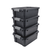 Small Stackable Storage Totes - 8 pack. Free shipping