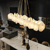 Alabaster Chain Linear Chandelier