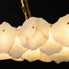 Alabaster Chain Linear Chandelier