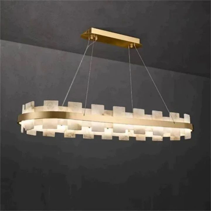 Alabaster Glo Modern Chandelier