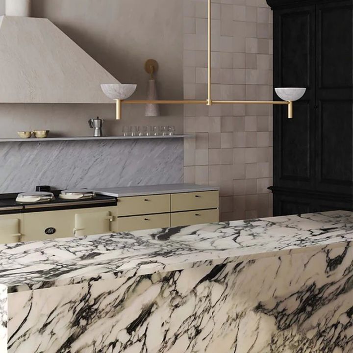 Alabaster Kitchen Island Pendant Light