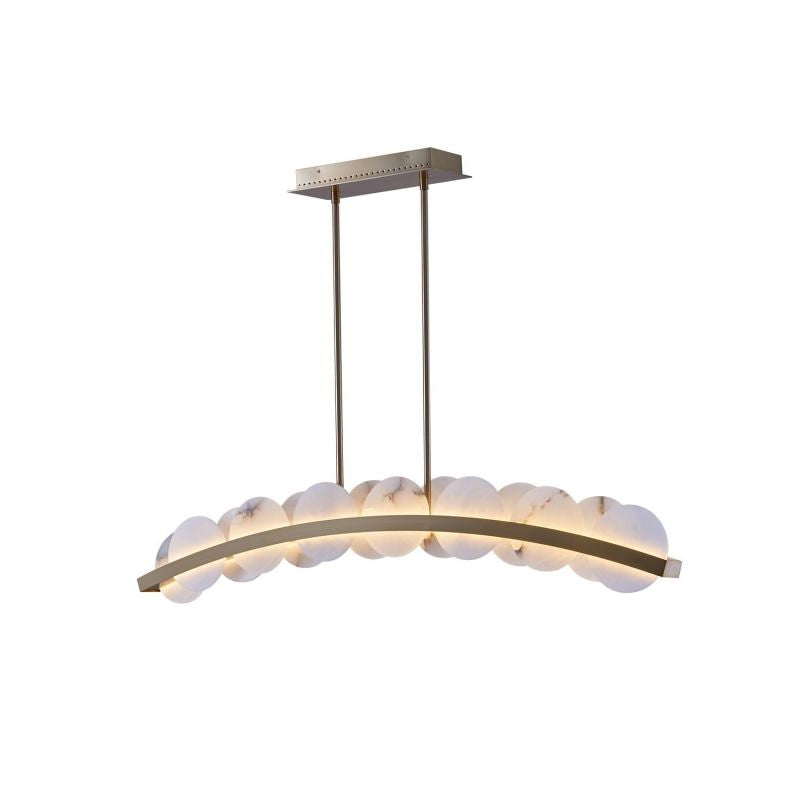 Alabaster Meridian 47 In LED Island Chandelier