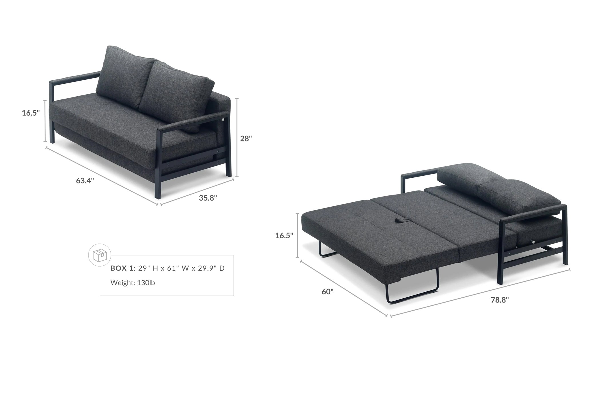 Alure 2 Seat Sofa Bed Sofa Beds renewedlifejourney 