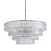 Lime 4-Tier Glass Round Chandelier 36