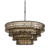 Lime 4-Tier Glass Round Chandelier 36