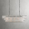 Amor Glass Oval Chandelier 54