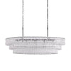 Amor Glass Oval Chandelier 54