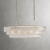 Amor Glass Oval Chandelier 54