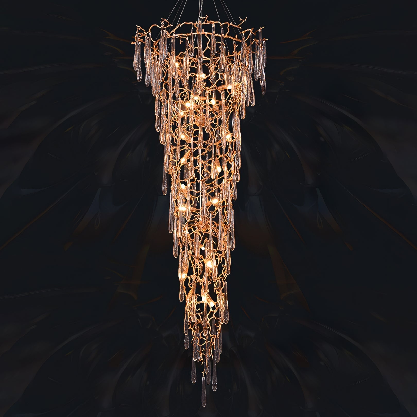 Aqua Parable Chandeliers