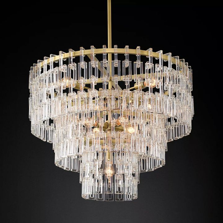 Arrebol 3-Tier Round Chandelier 36"