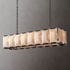 Aubrey Calcite Rectangular Chandelier 54