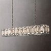 Aubrey  Crystal Rectangular Chandelier 74