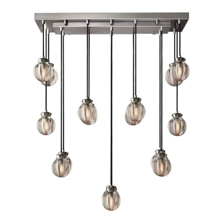 Augety Spherical Modern Rectangular Chandelier 36”