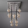 Augety Spherical Modern Rectangular Chandelier 54”