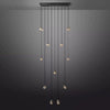 Augety Spherical Modern Rectangular Chandelier 54”