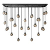 Augety Spherical Modern Rectangular Chandelier 72”