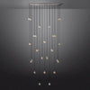 Augety Spherical Modern Rectangular Chandelier 72”