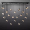 Augety Spherical Modern Rectangular Chandelier 72”