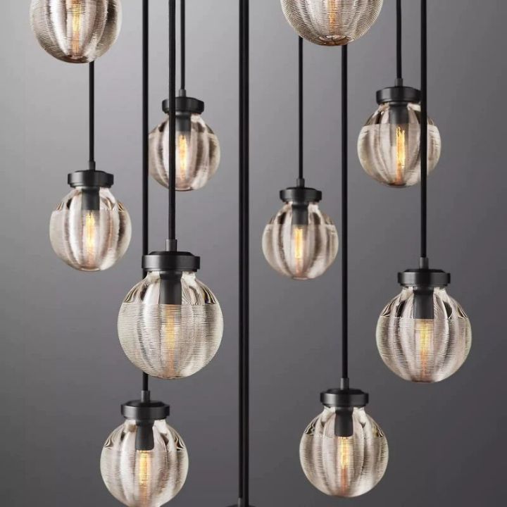 Augety Spherical Modern Round Chandelier 22"