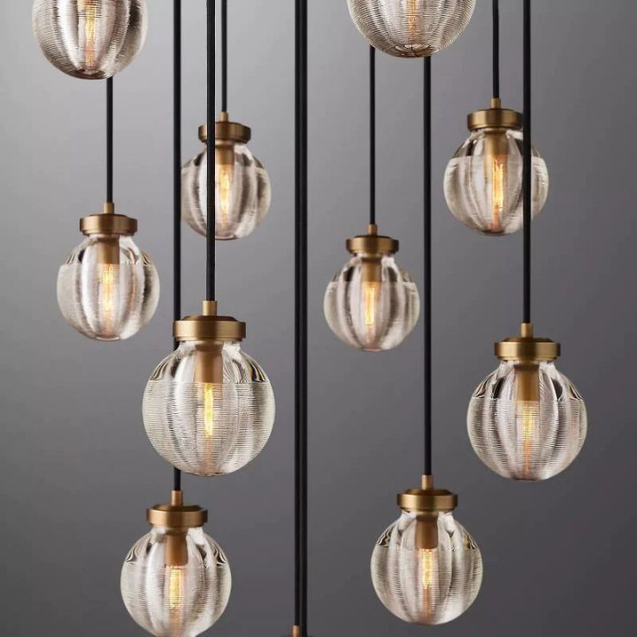 Augety Spherical Modern Round Chandelier 22"