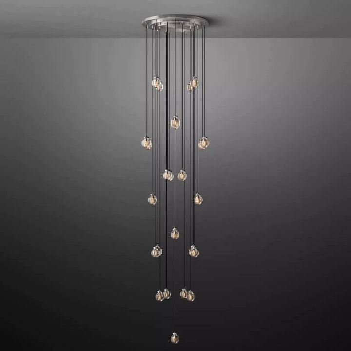 Augety Spherical Modern Round Chandelier 38"