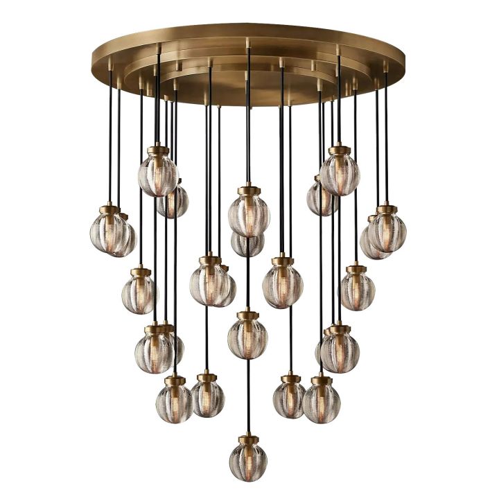 Augety Spherical Modern Round Chandelier 38"