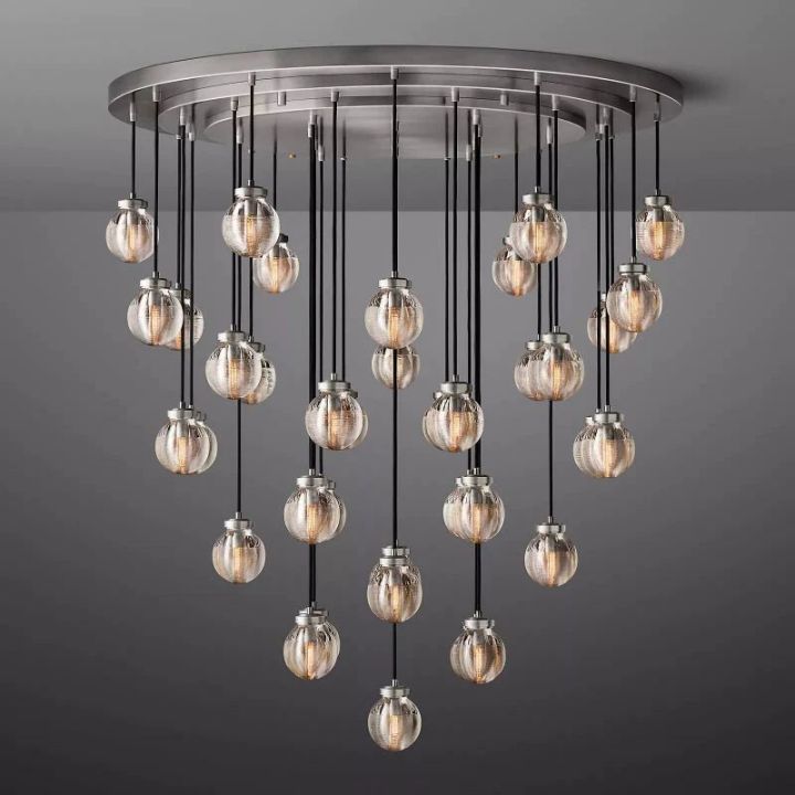 Augety Spherical Modern Round Chandelier 48"