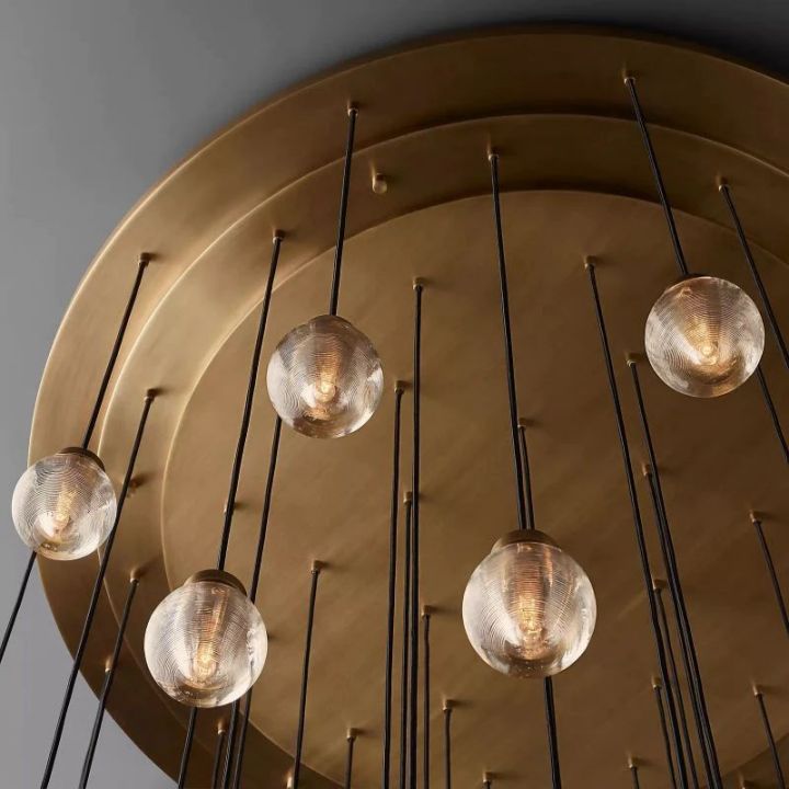 Augety Spherical Modern Round Chandelier 60"