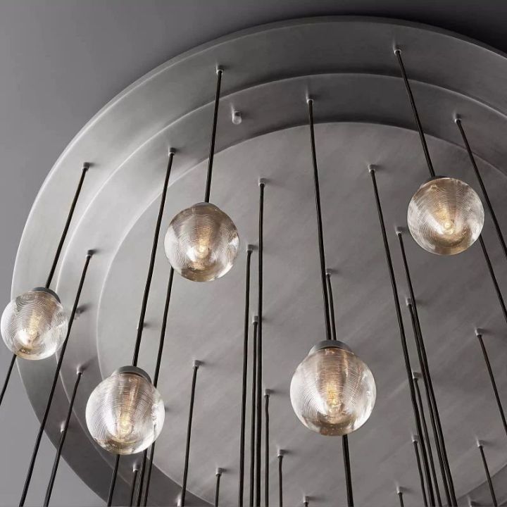 Augety Spherical Modern Round Chandelier 60"