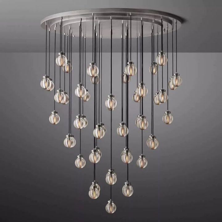 Augety Spherical Modern Round Chandelier 60"