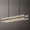 Aurora Wine-Glass Rectangular Chandelier 54