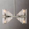 Aurora Wine-Glass Rectangular Chandelier 54