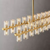 Aurora Wine-Glass Rectangular Chandelier 54